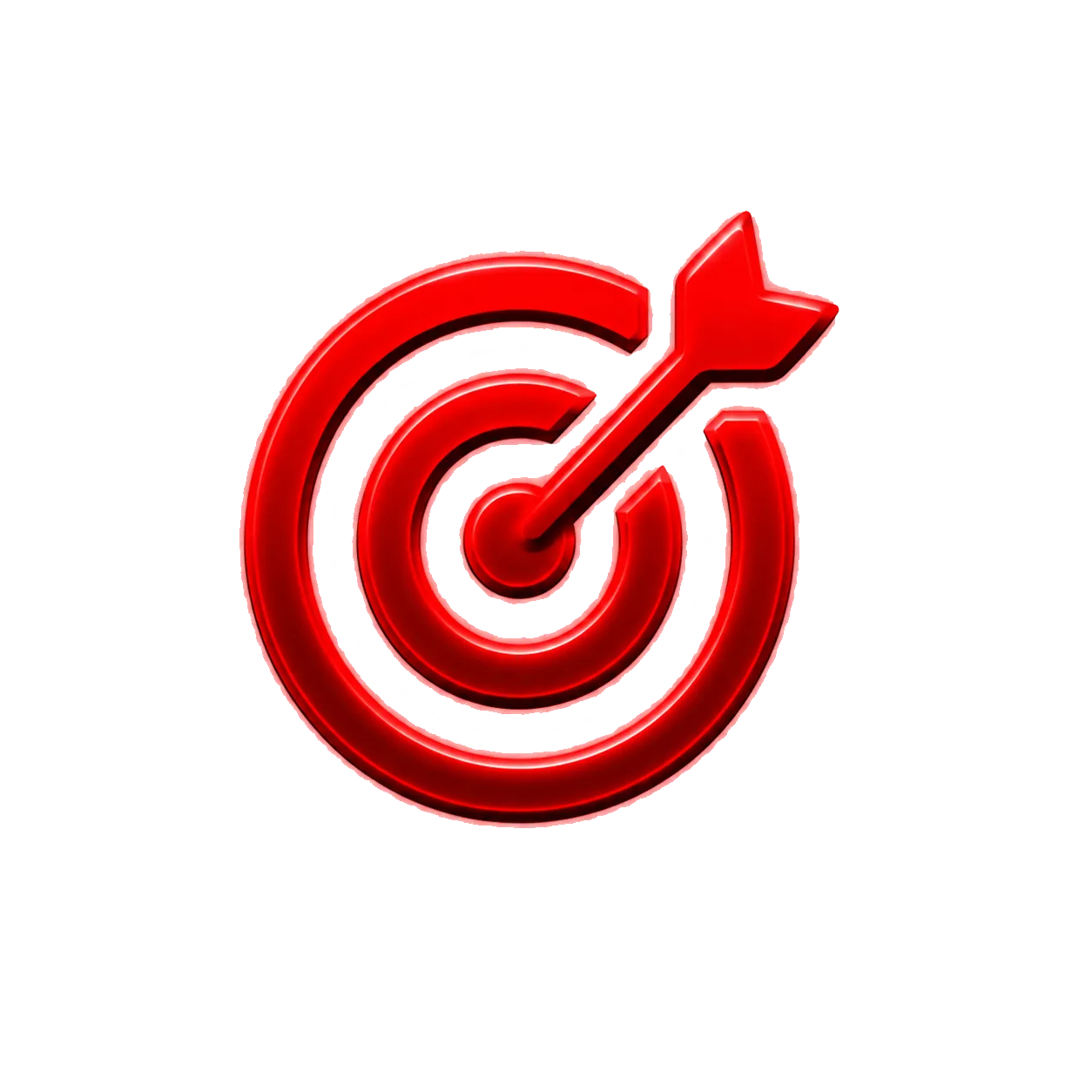 Red target icon for accountability
