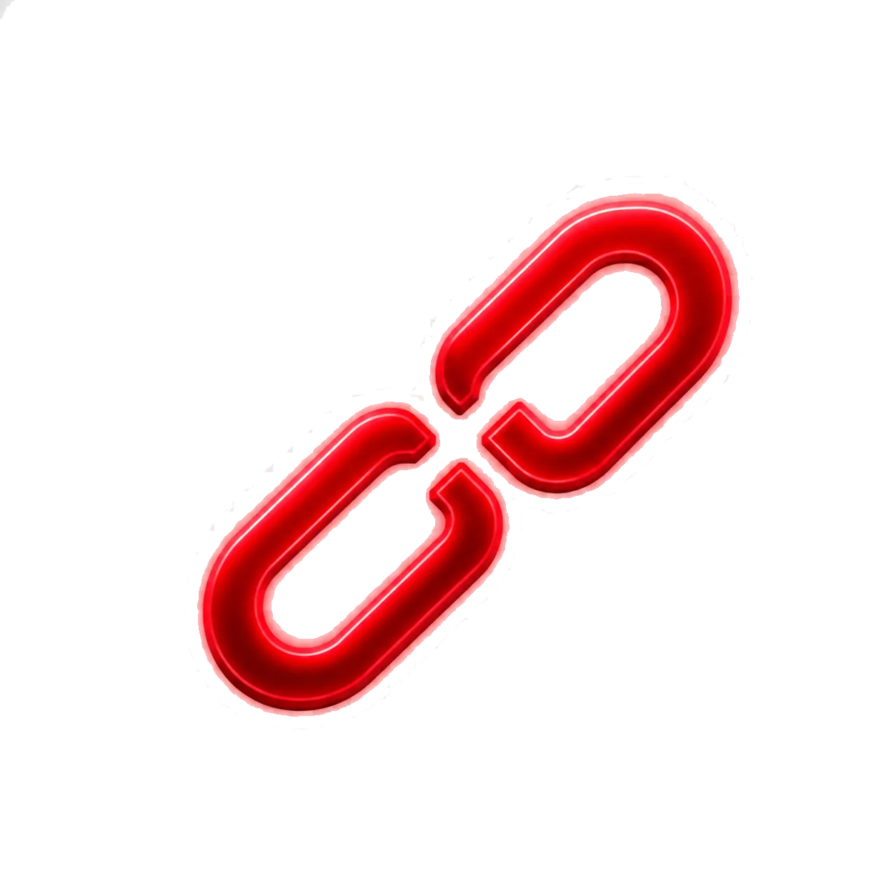 Red chain icon for no excuses discipline