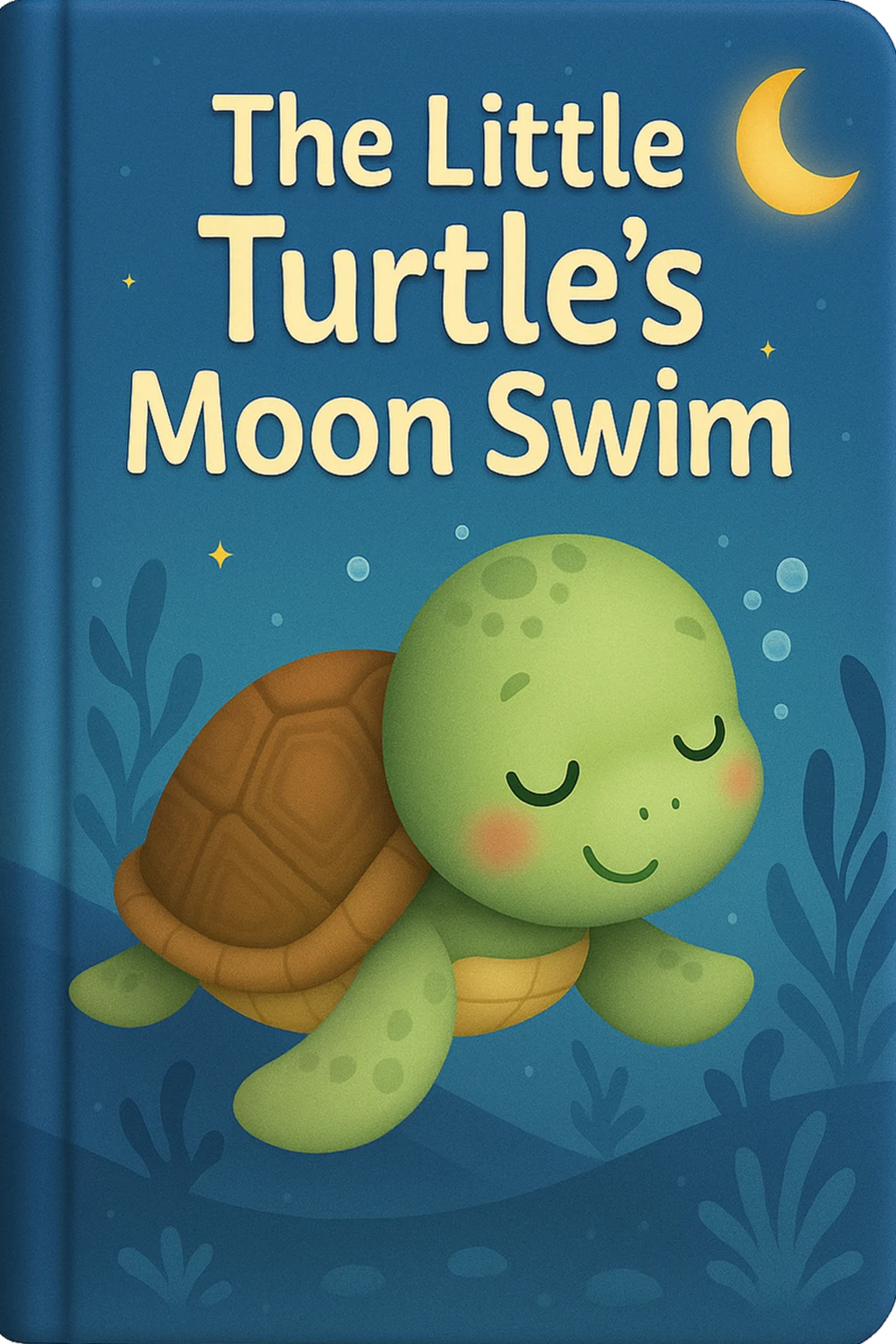 The Little Turtle's Moon Swim book cover