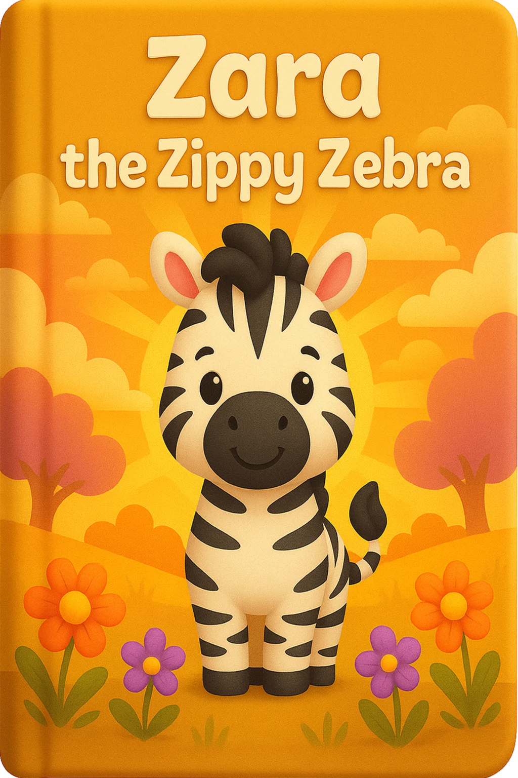 Zara the Zippy Zebra book cover